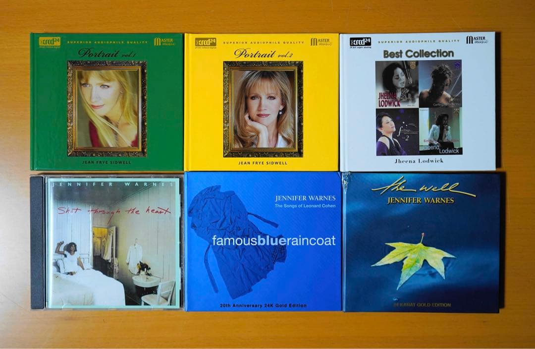 XRCD、24KCD 女性ヴォーカル