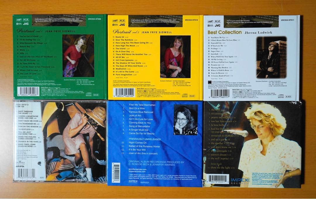 XRCD、24KCD 女性ヴォーカル