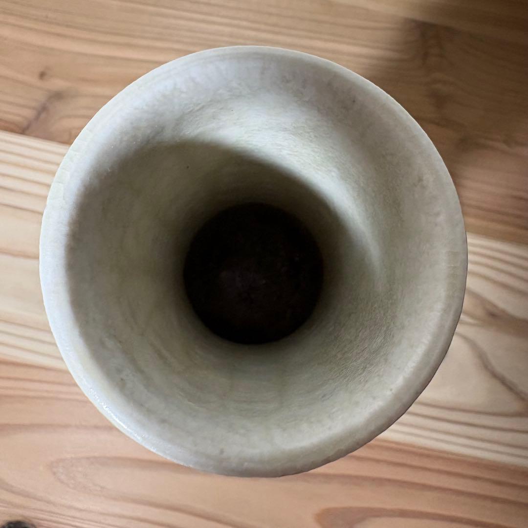 【未使用】加藤五山 真珠釉 花瓶 花器