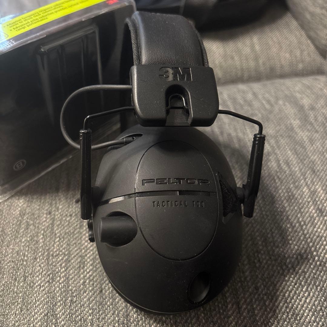 3M Peltor Tactical 100 ヘッドホン 電子イヤーマフ
