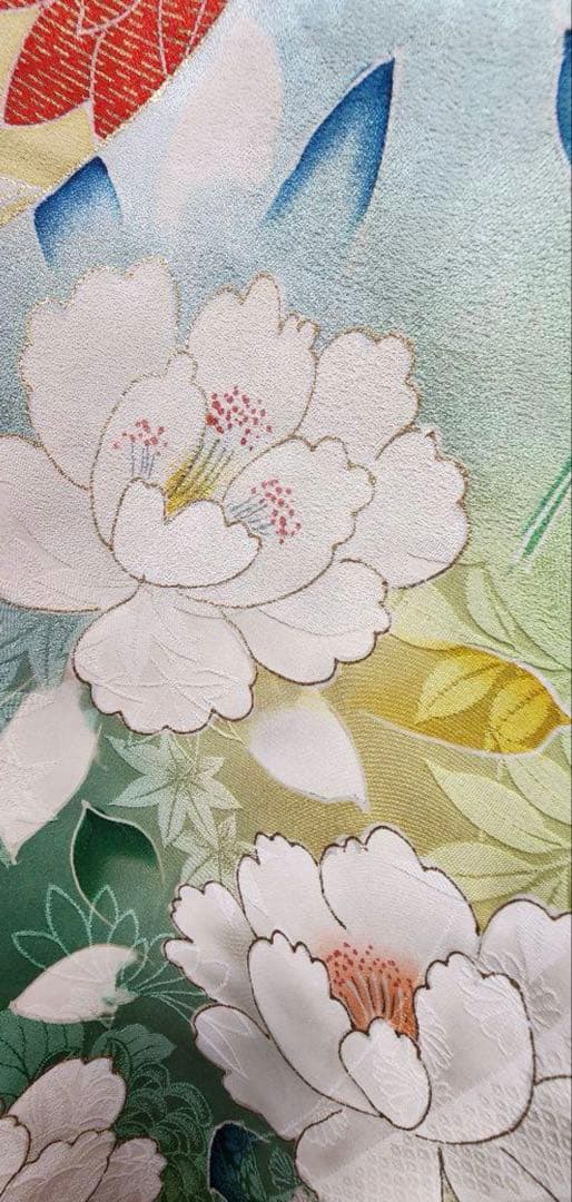 リメイクワンピース　振袖着物