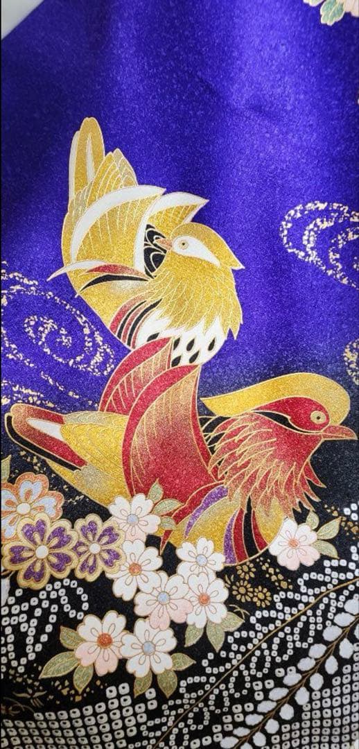 リメイクワンピース　振袖着物