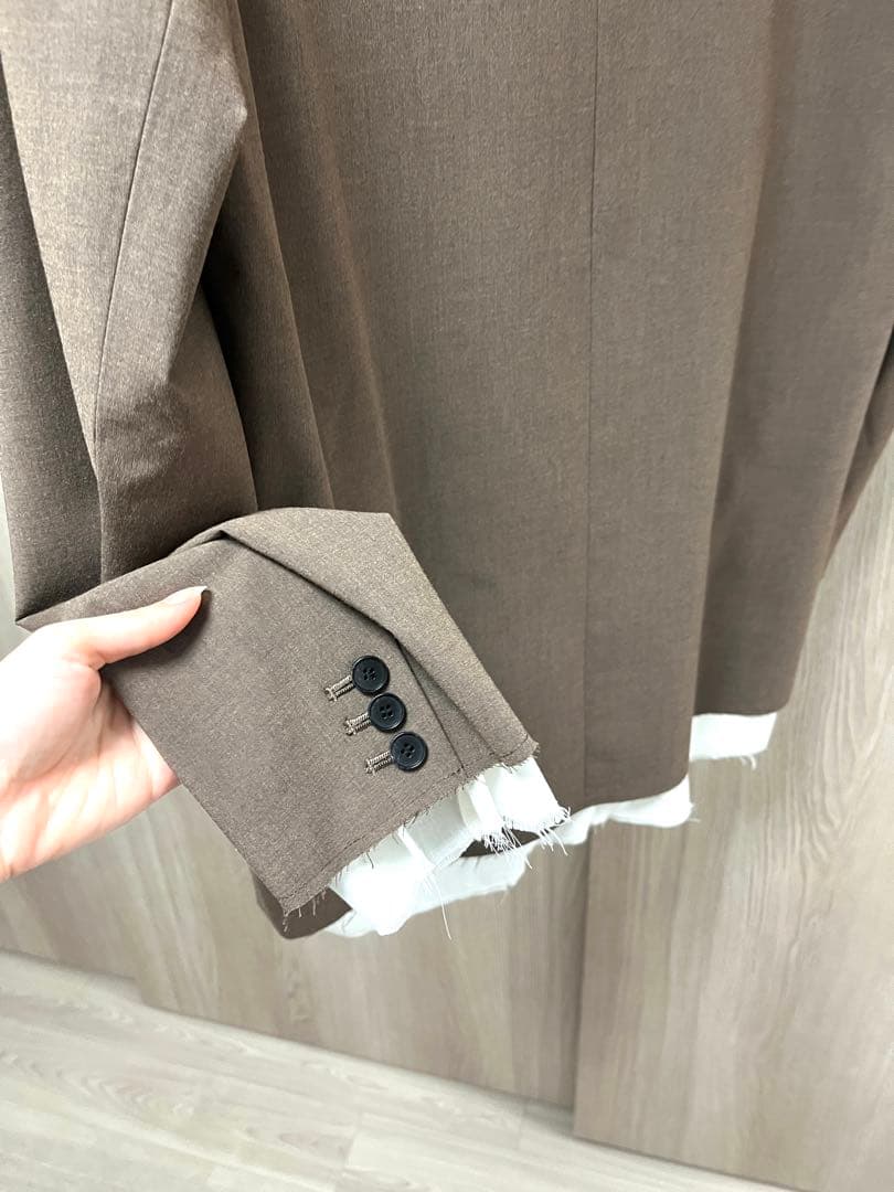 louren ローレンcutoff tailored jacket