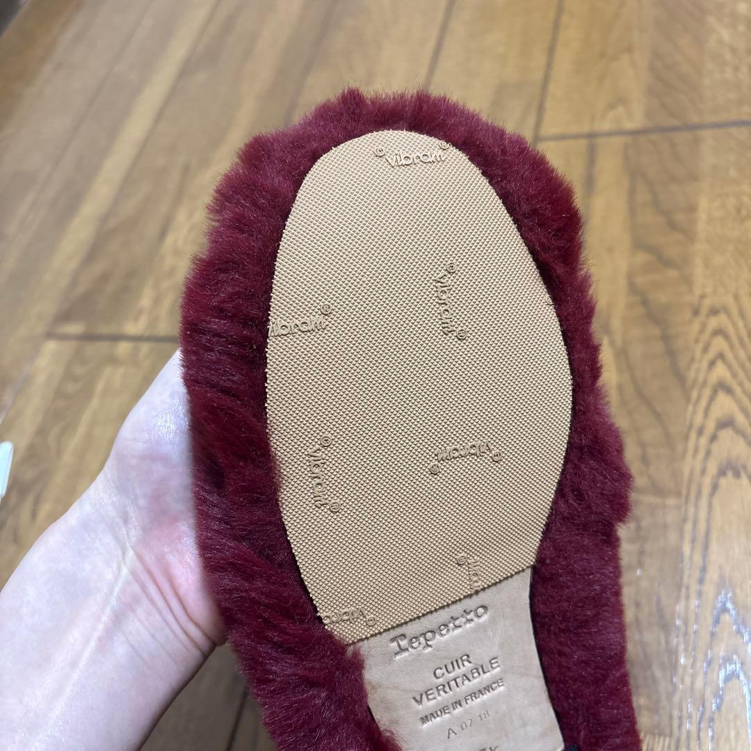 ※専用※【未使用】レペット　ファー　 バレエシューズ　37.5