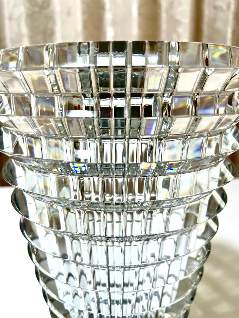 【美品】バカラ☆花瓶　アイ　フラワーベース　M　クリスタル　2025＊８