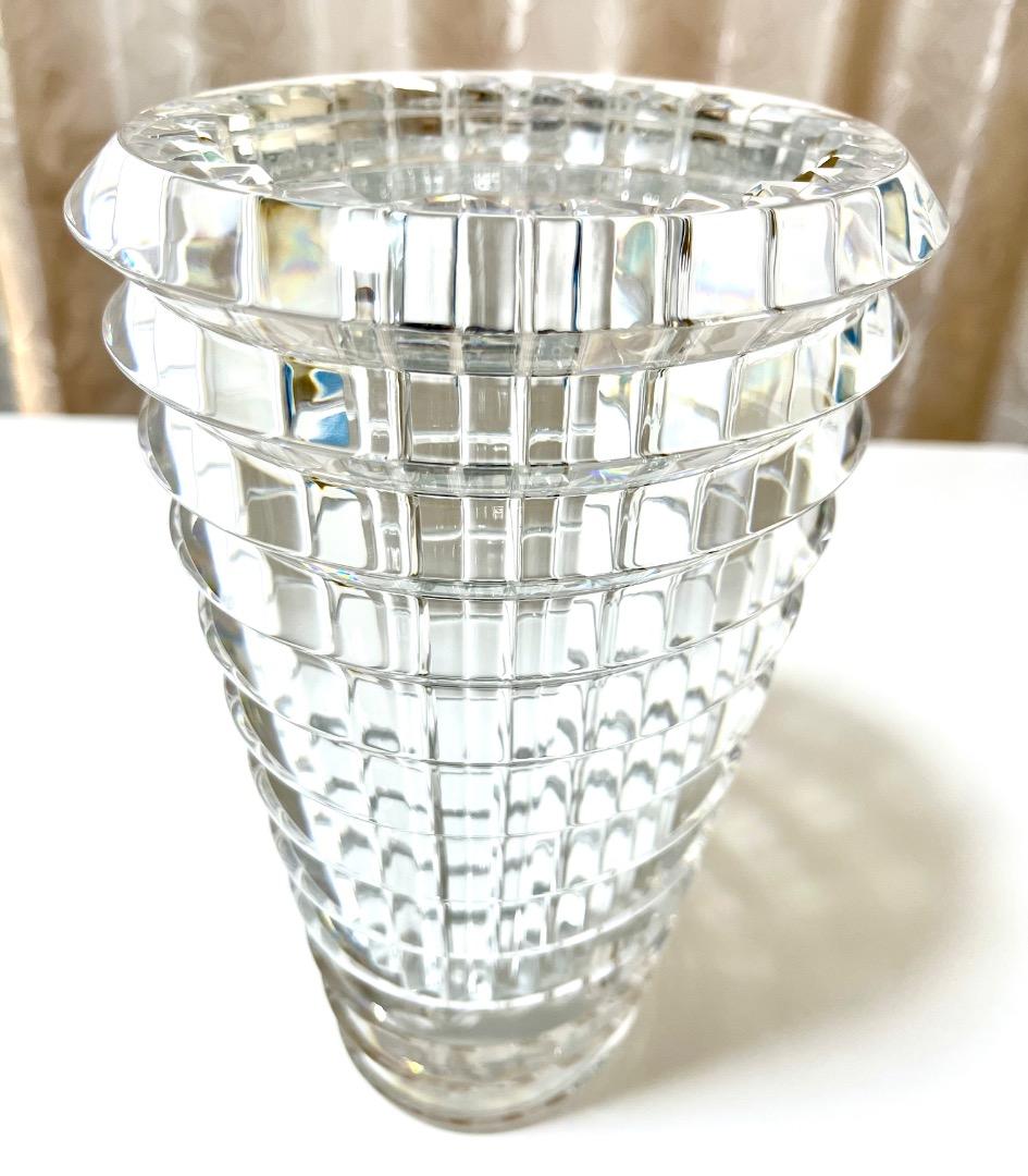 【美品】バカラ☆花瓶　アイ　フラワーベース　M　クリスタル　2025＊８