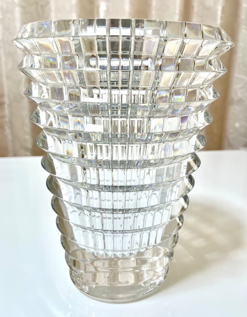 【美品】バカラ☆花瓶　アイ　フラワーベース　M　クリスタル　2025＊８