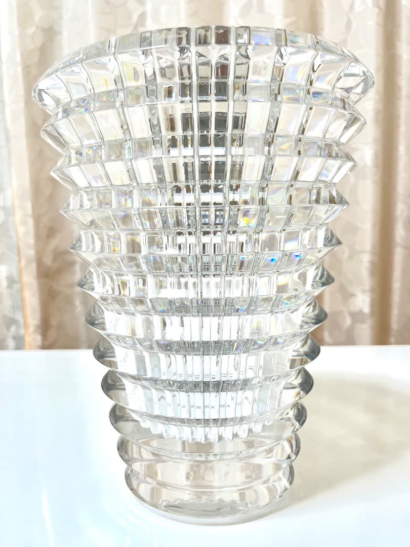 【美品】バカラ☆花瓶　アイ　フラワーベース　M　クリスタル　2025＊８