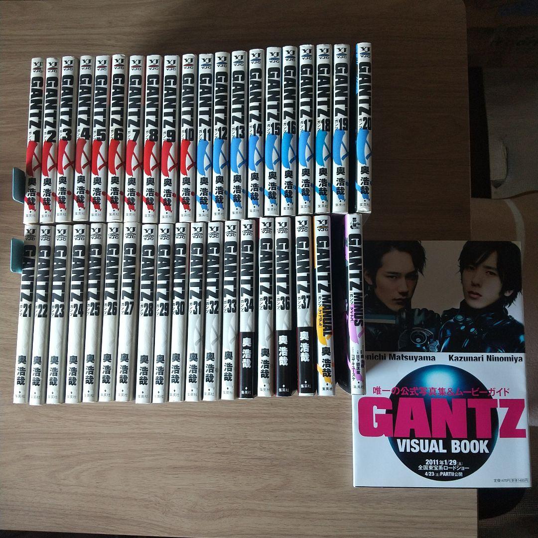 GANTZ 全37巻 マニュアル マイナス ビジュアルブック 奥浩哉