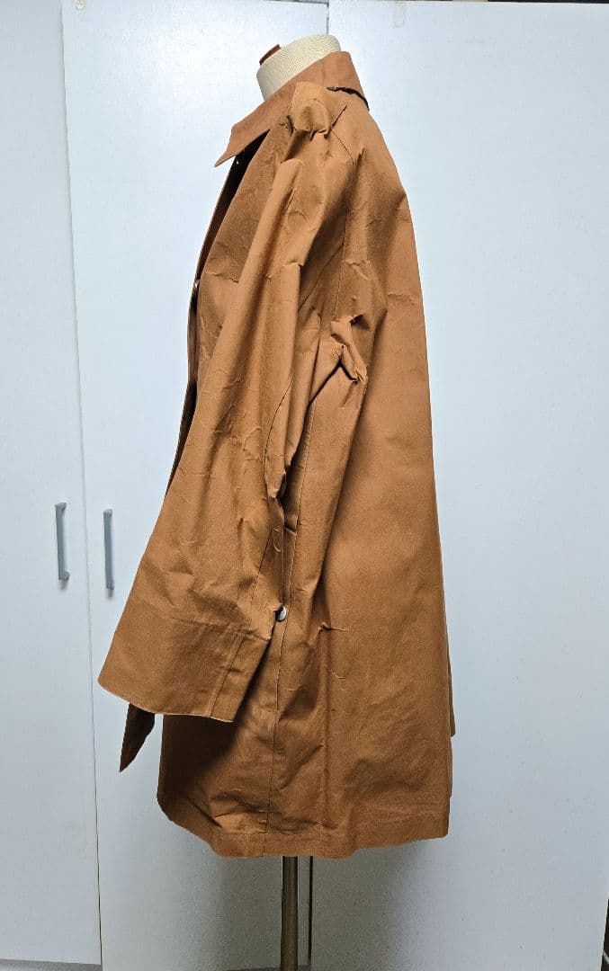 希少 ヴィンテージ エルメス × マッキントッシュ ゴム引き コート トレンチ