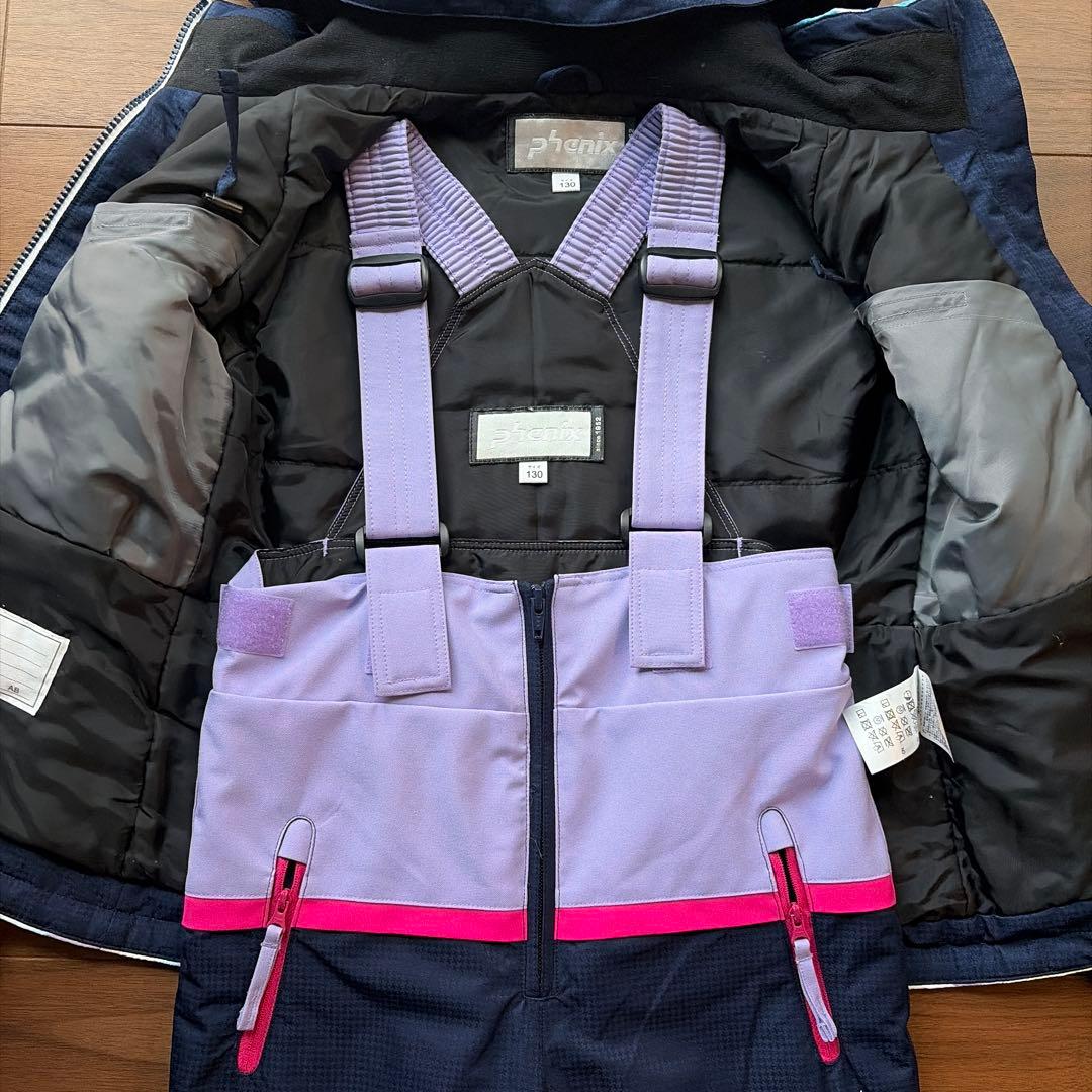 子ども用　スノーボードウェア　スキーウェア　スノーウェア　女の子