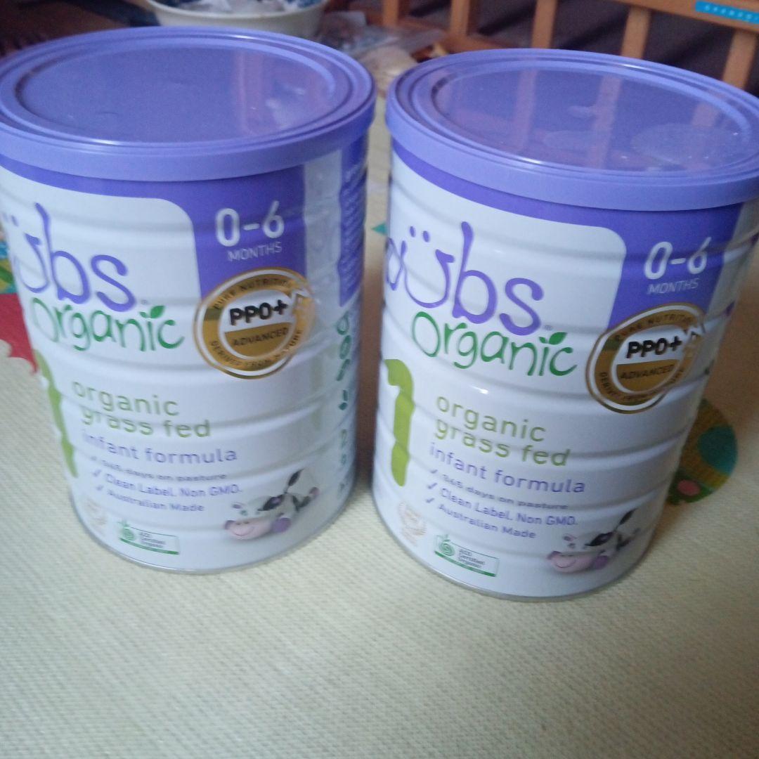 bubs Organic 粉ミルク 0-6ヶ月用 2缶セット