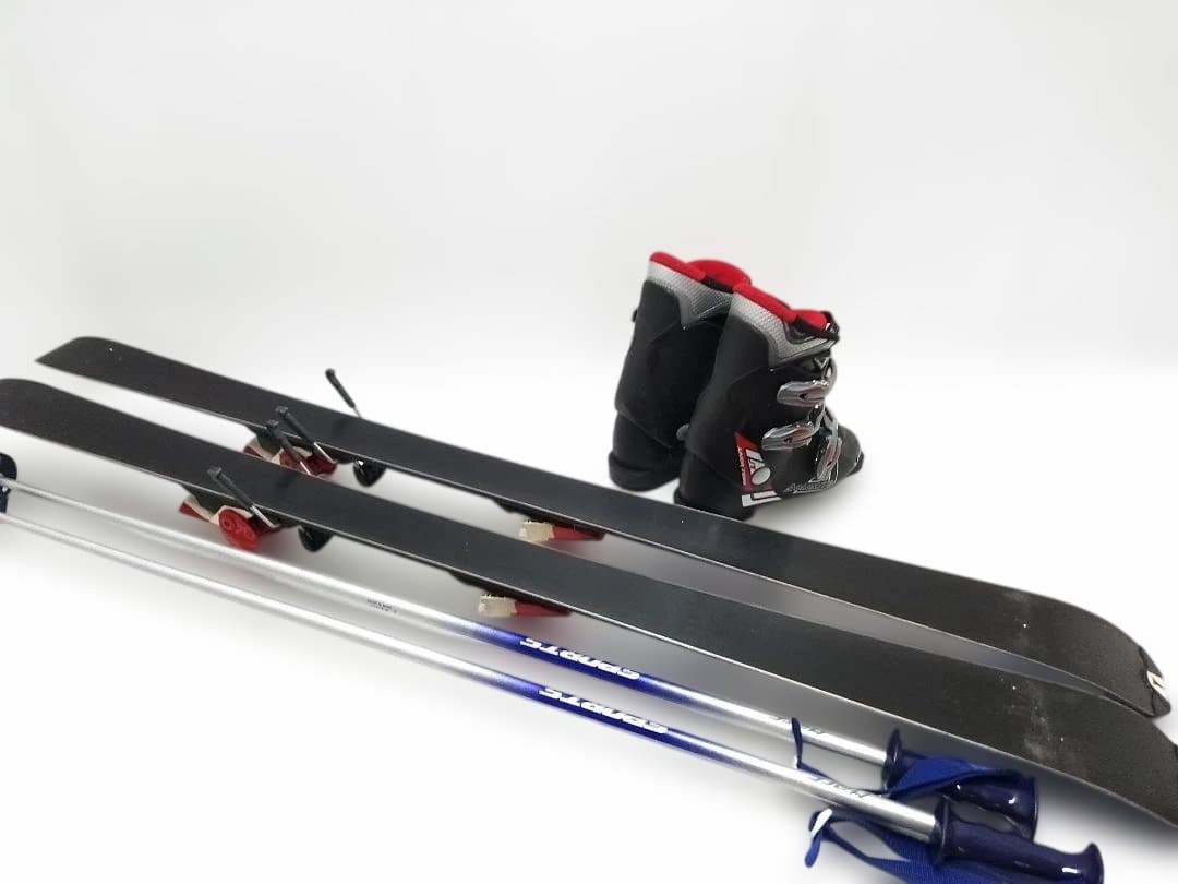 ジュニアスキー4点セット アトミック RACE130cm ドロミテ 23cm