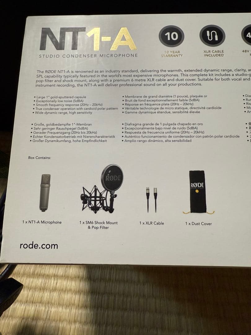 Yasue☆ RØDE コンデンサーマイク ポップフィルター付き