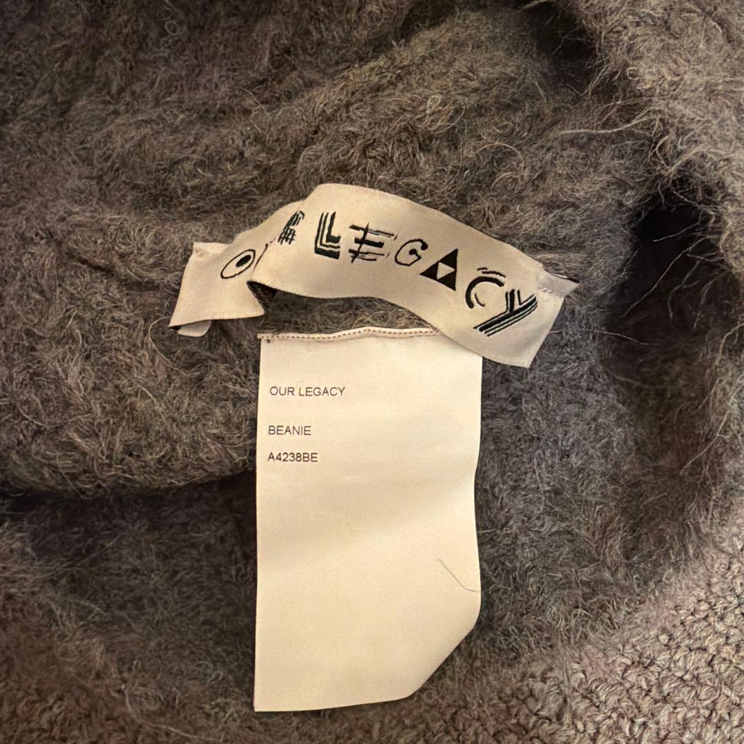 OUR LEGACY グレー Hairy ビーニー