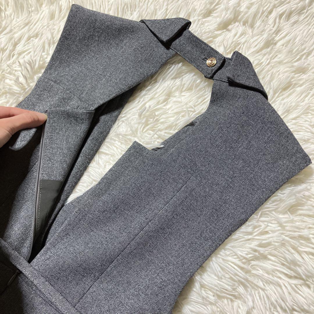 美品【SNIDEL】スナイデル　ジレディティールジャンスカ　九州限定カラー　S