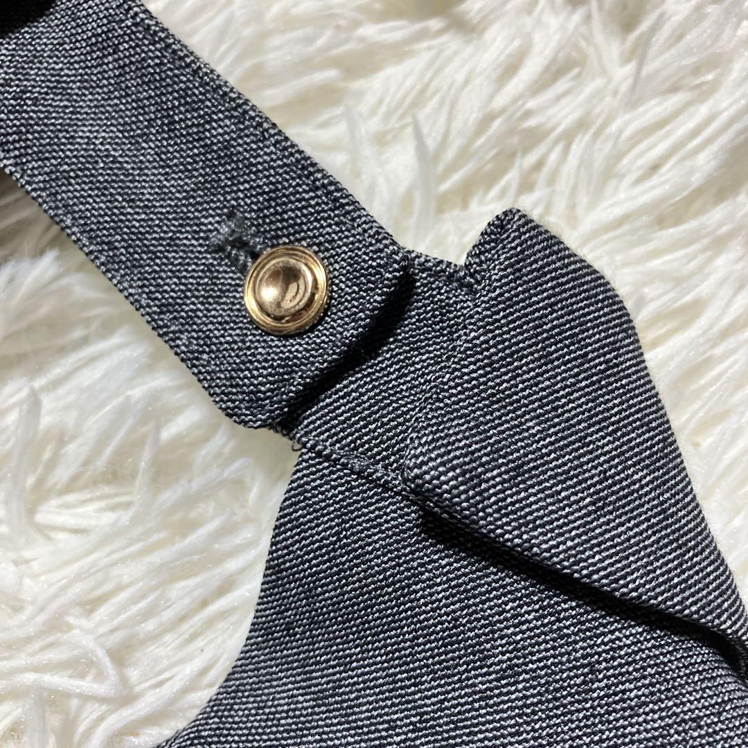 美品【SNIDEL】スナイデル　ジレディティールジャンスカ　九州限定カラー　S