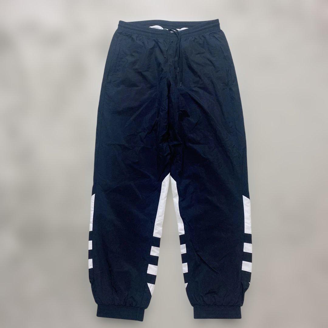 アディダス オリジナルス ビッグトレフォイル ナイロンセットアップ　黒（L）