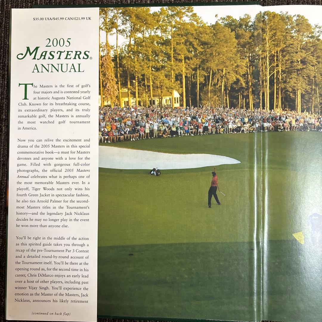 歴史に残るThe Masters 2005年写真集+TBSの全ホール解説付き