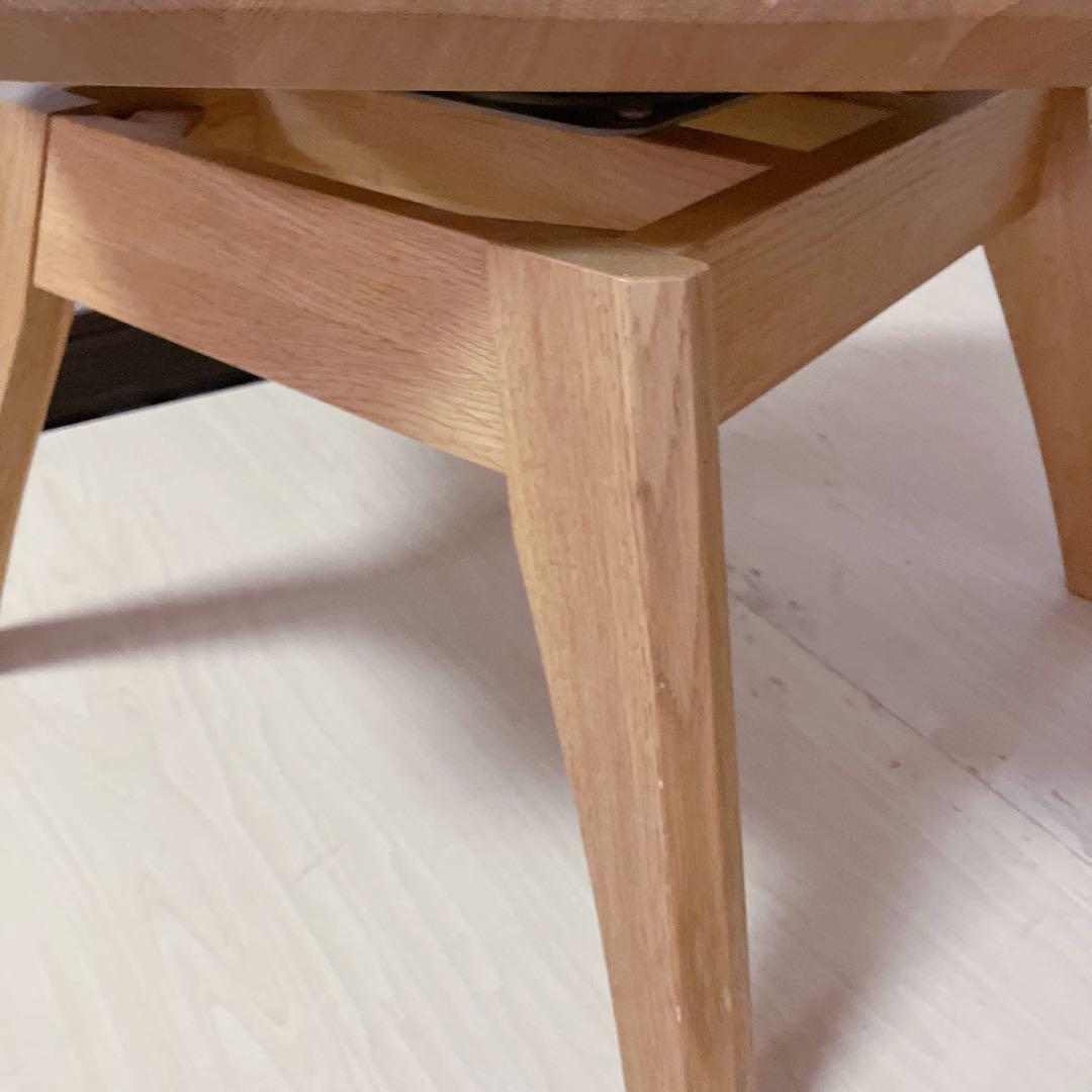 天然木　木製　回転チェア　2脚セット　ダイニングチェア　回転椅子　北欧