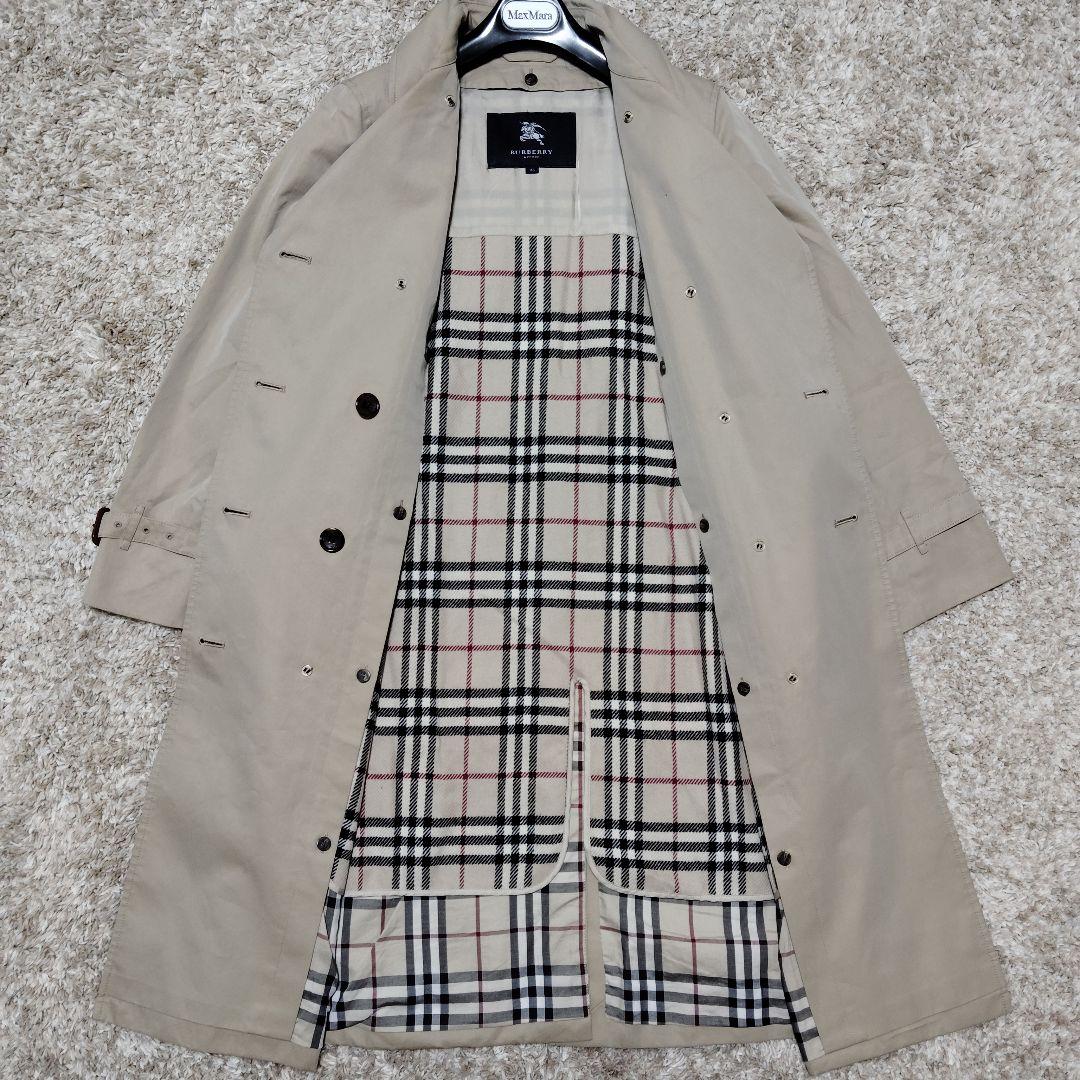 美品 BURBERRY LONDON トレンチコート ベージュ ライナー付 36