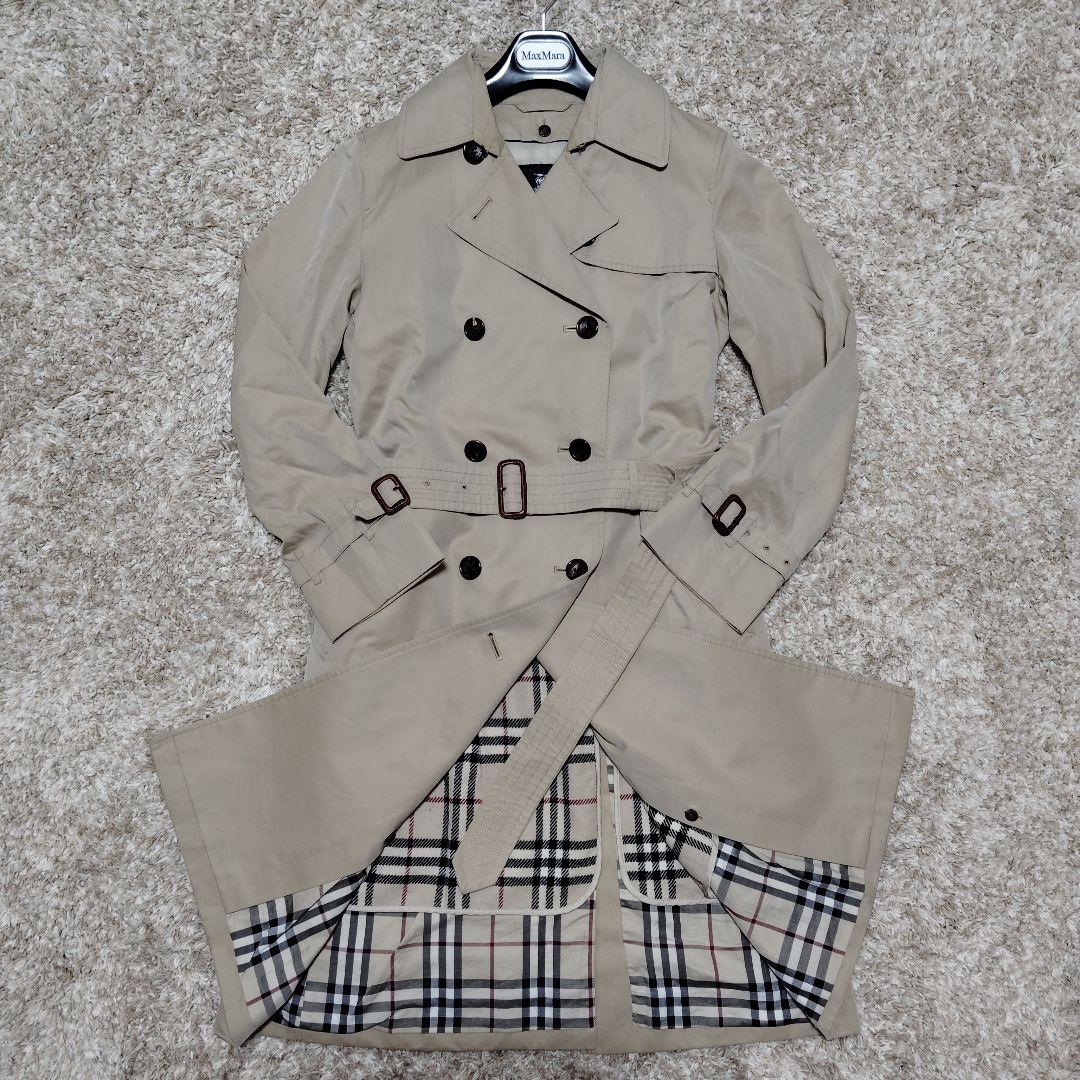 美品 BURBERRY LONDON トレンチコート ベージュ ライナー付 36