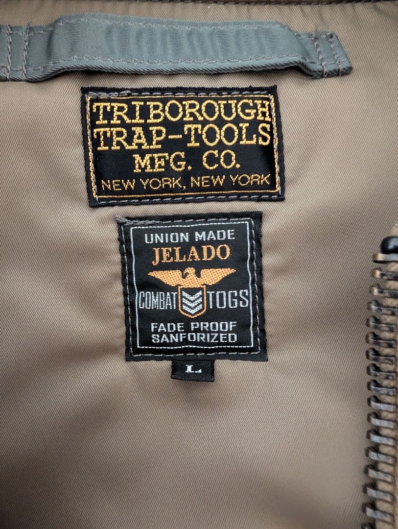 ​希少L 極美品 JELADO × COLIMBO MA-1 セージグリーン