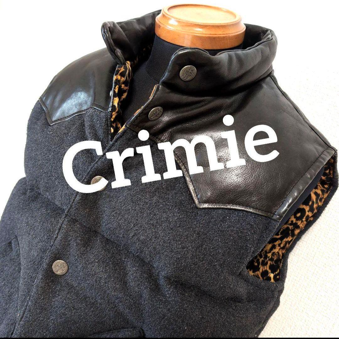 dz50 The Crimie ダウンベスト レオパード 本革 メンズM