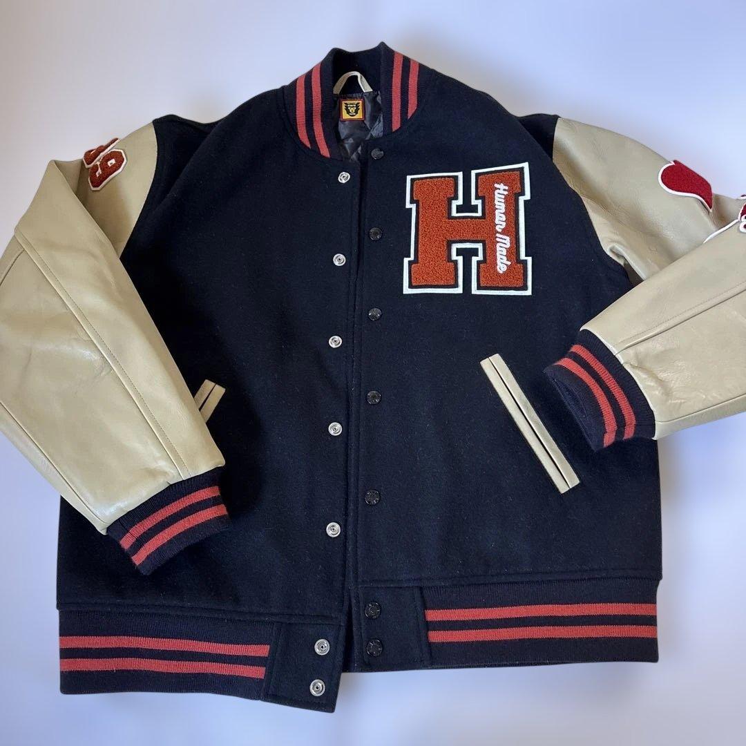 HUMAN MADE 24AW メルトン バーシティジャケット