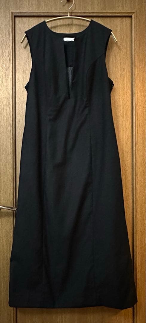 オーバーイー overE キーネックジャンパースカート ブラック 90サイズ