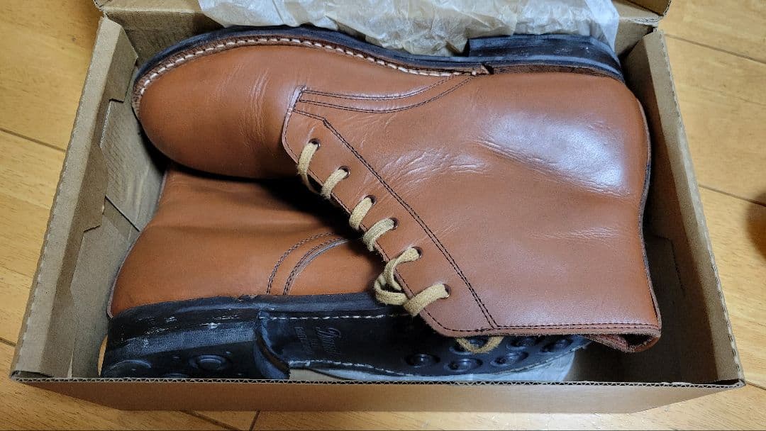 日本軍 陸軍 将校用編上靴 レプリカ 中田商店 靴