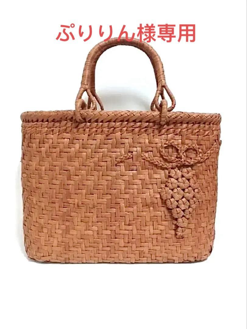 山葡萄バッグ円形葡萄柄