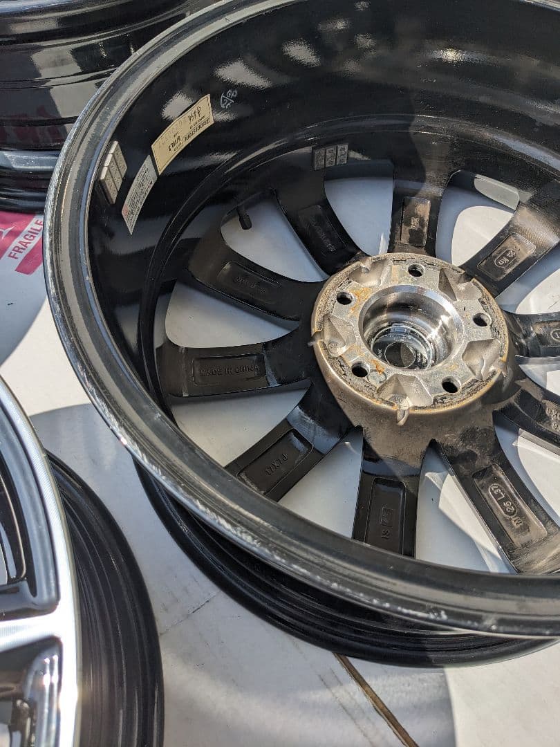 ブリジストン　バルミナ　１７インチ アルミホイール　アルファードなどに