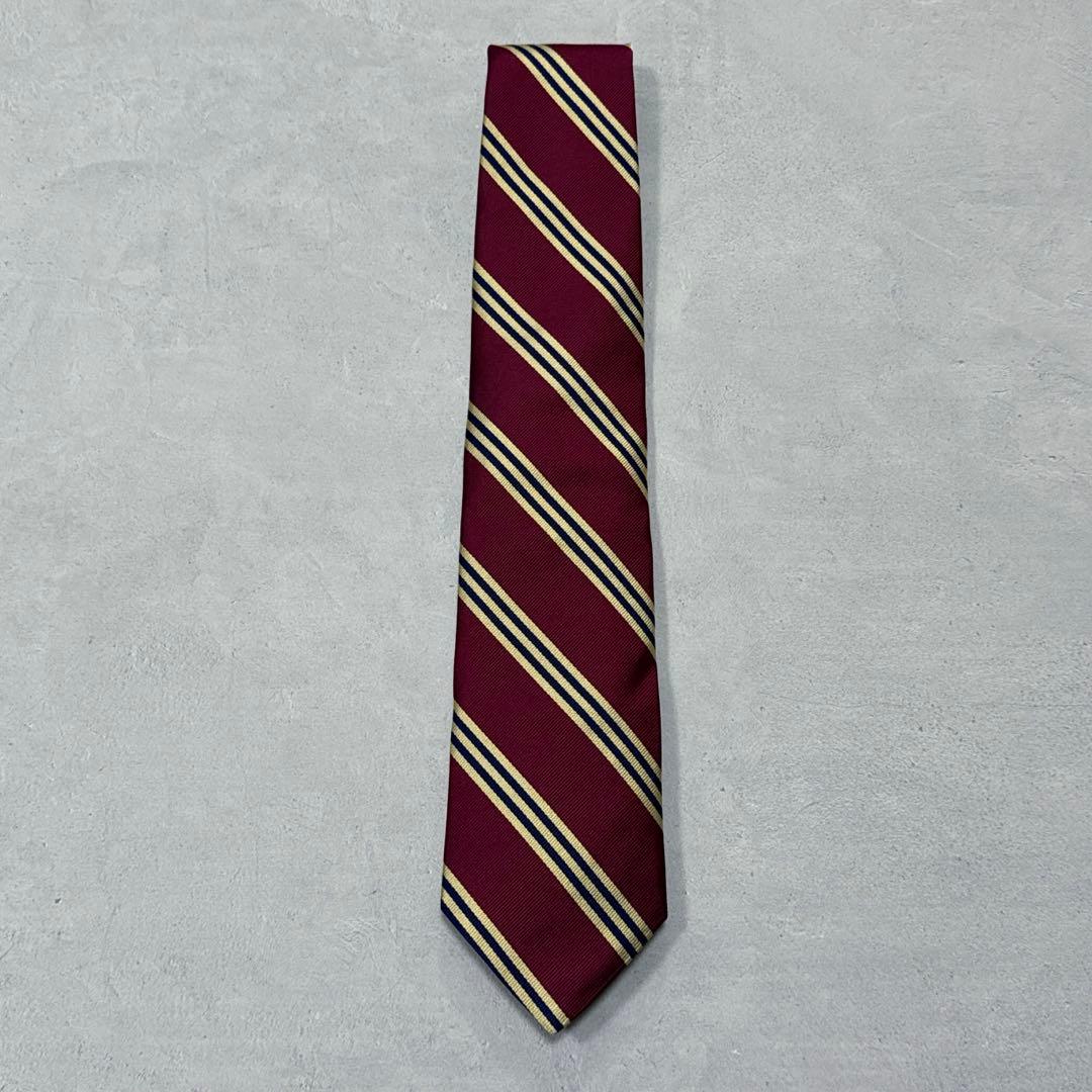 未使用 ブルックスブラザーズ No'1 ストライプ レップタイ アメリカ製