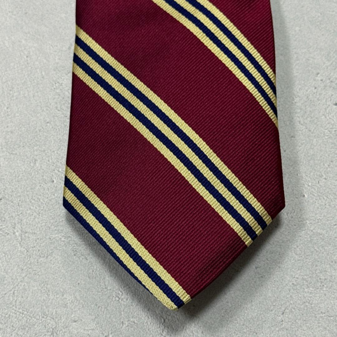 未使用 ブルックスブラザーズ No'1 ストライプ レップタイ アメリカ製