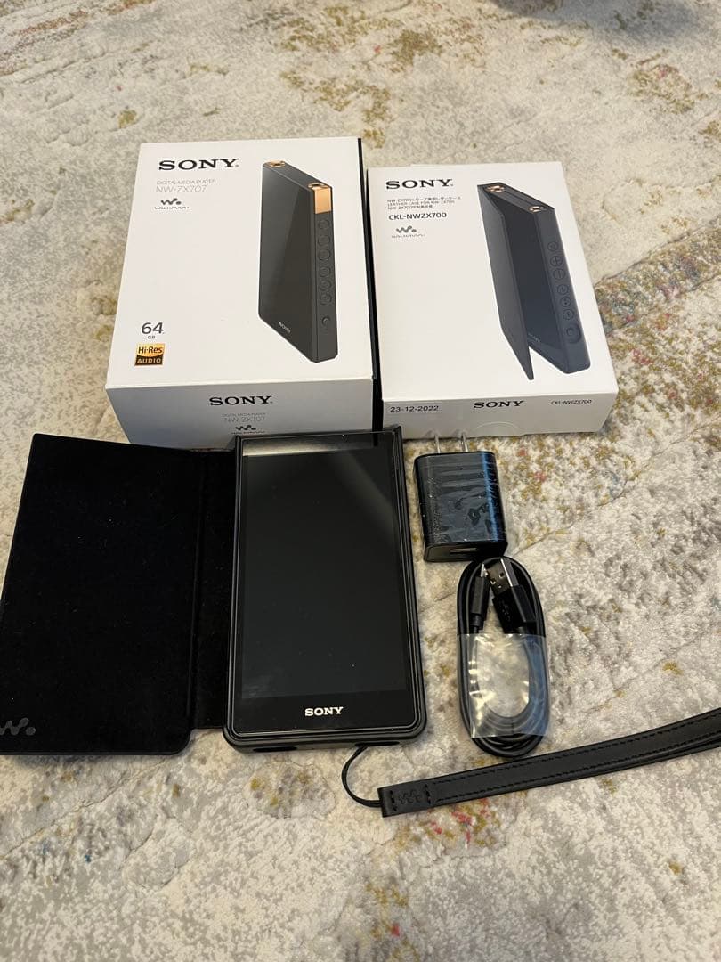SONY NW-ZX707 デジタルオーディオプレーヤー 64GB ＋純正ケース