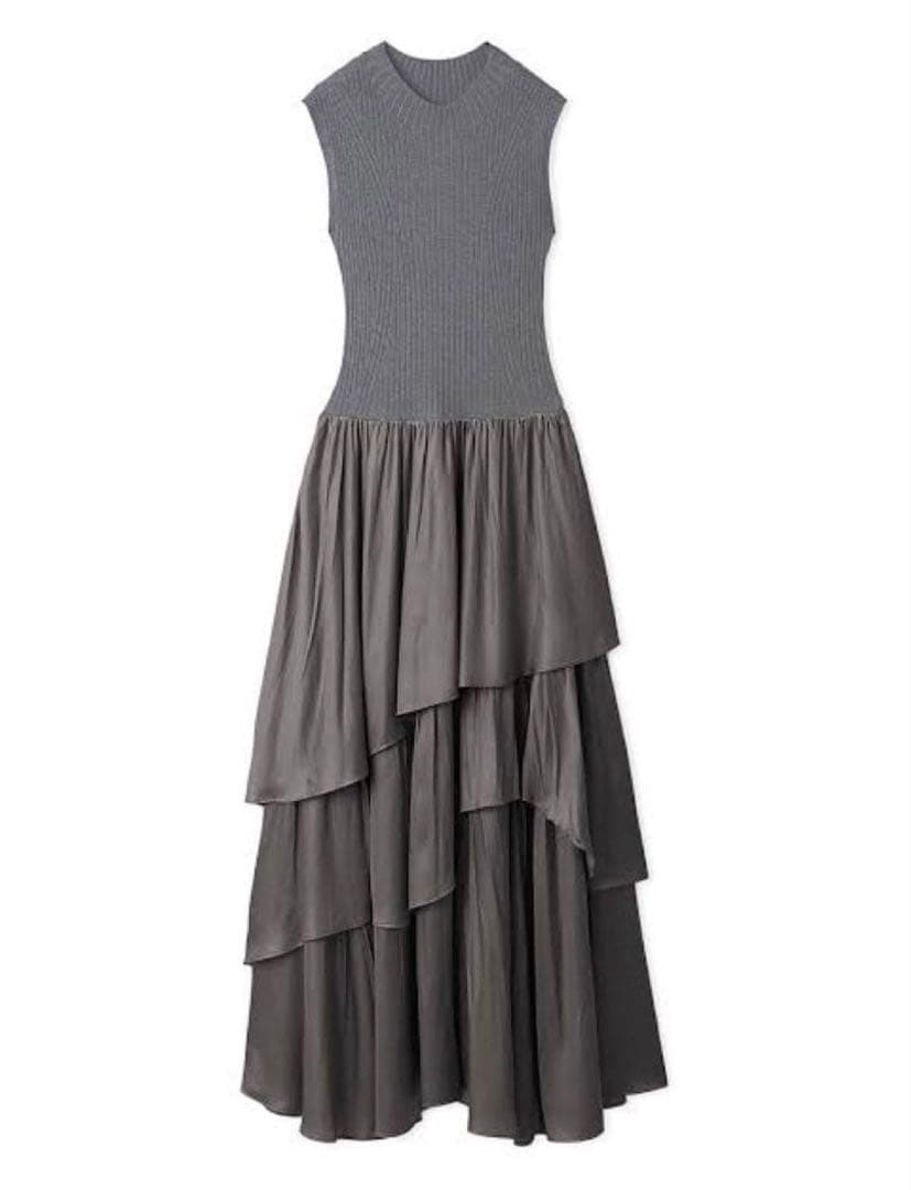 FRAY I.D アシメティアードスカートコンビニットワンピース セット