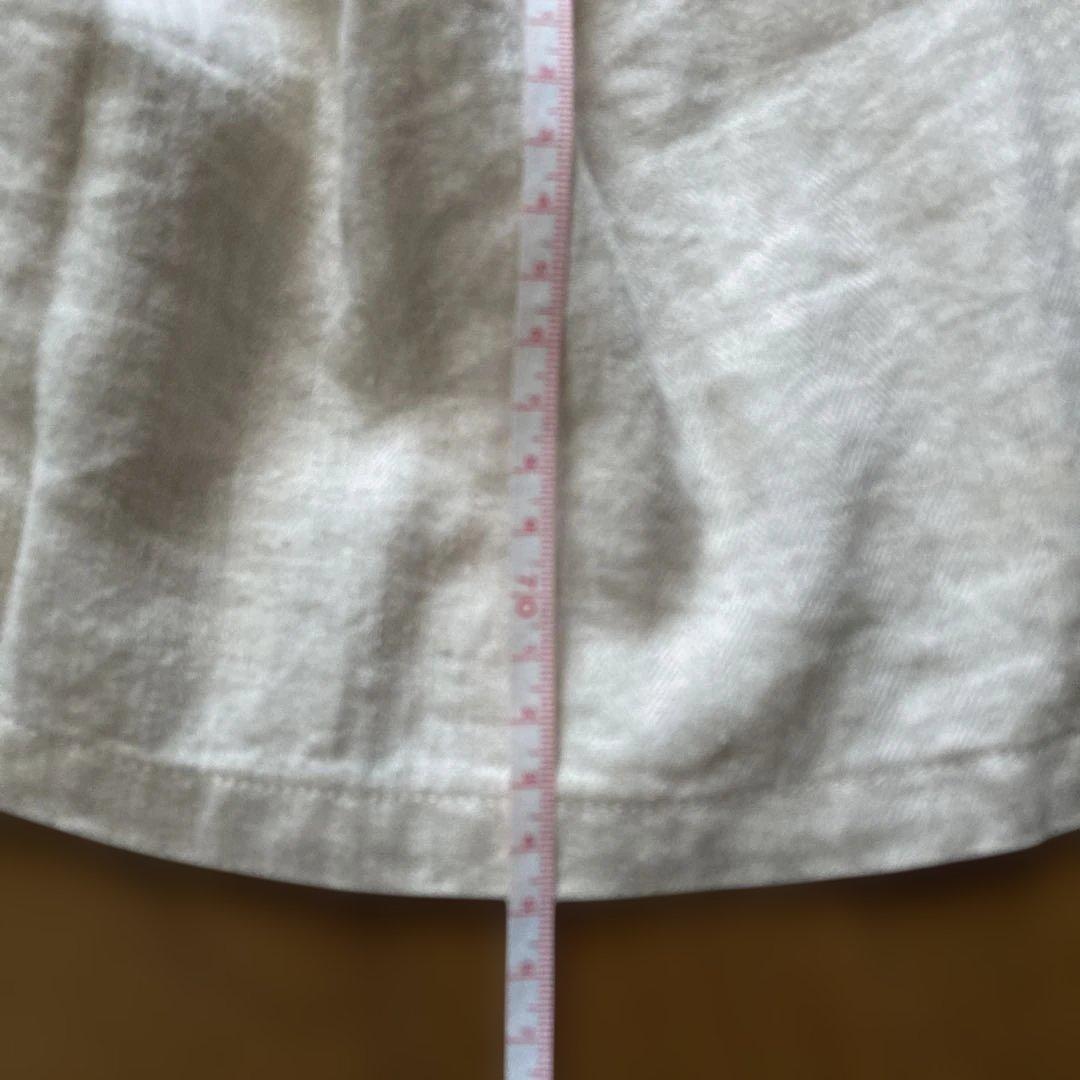 KAPITAL レザーとリネンのキュロット