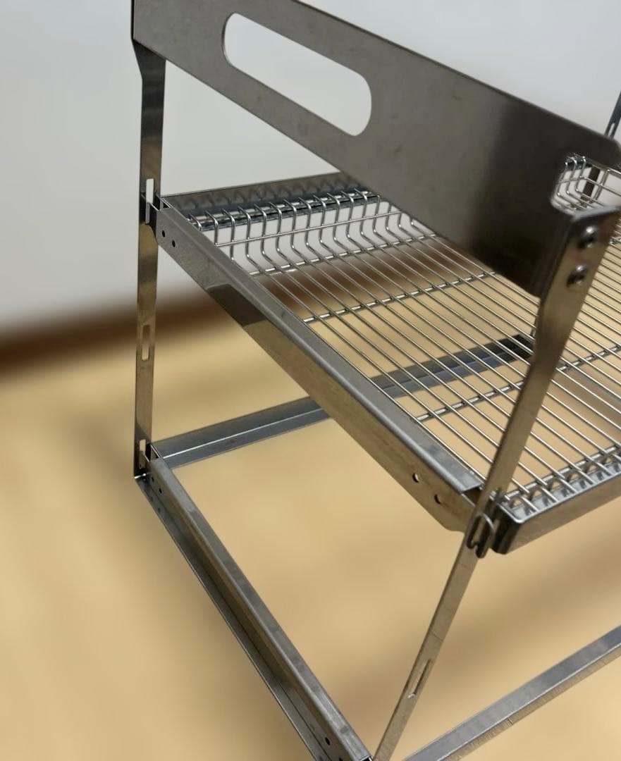  peak メッシュトレー 浅型 ２枚＋IGTハンギングラックフレーム