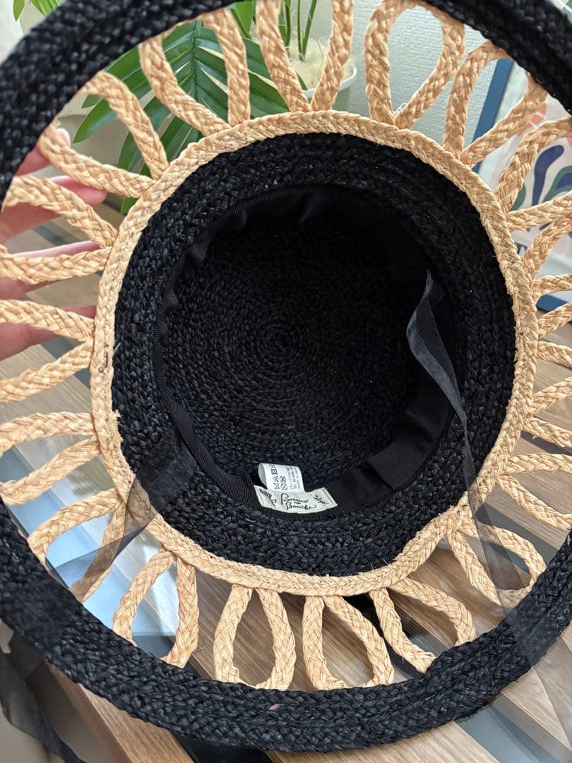 バライロノボウシ タカハシマイさん着用 麦わら帽子　今月末まで出品