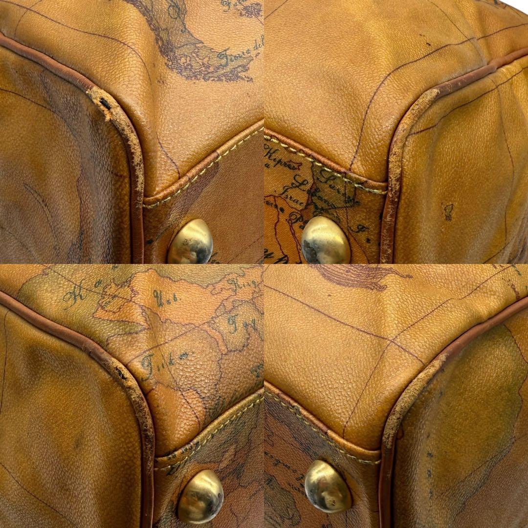 服好き個人事業主  プリマクラッセ ボストンバッグ PVC 世界地図柄