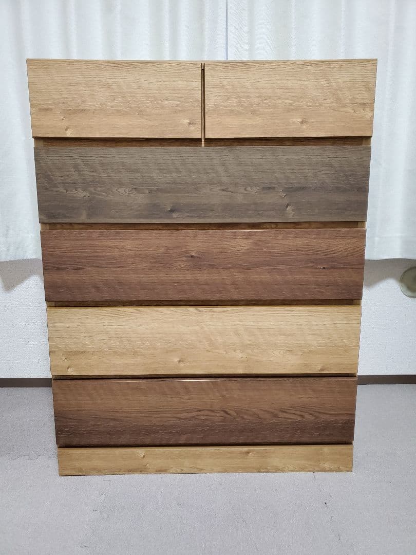 木製　チェスト　5段