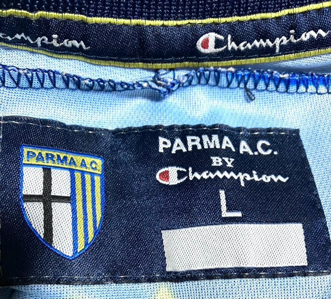 良品 チャンピオン パルマ セリエA 中田英寿 ヒデ 半袖ユニフォーム Lサイズ