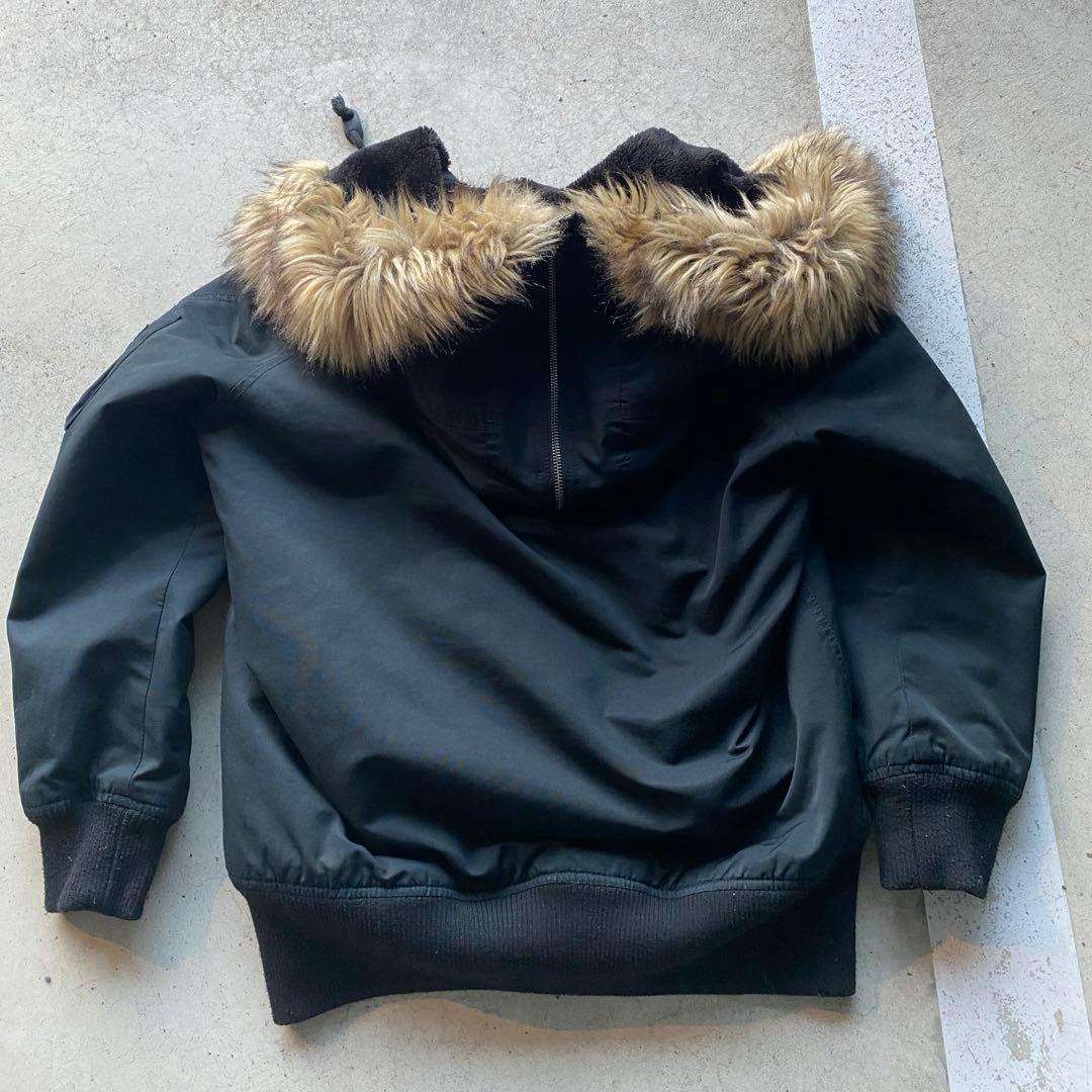 archive N-2B 黒 ma-1 短丈　ミリタリーファージャッケット