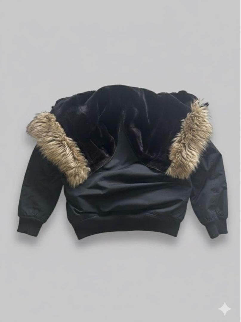 archive N-2B 黒 ma-1 短丈　ミリタリーファージャッケット