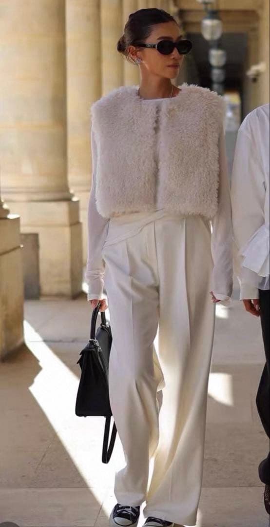 gypsophia ジプソフィア　ファーベスト　 Poodle Vest