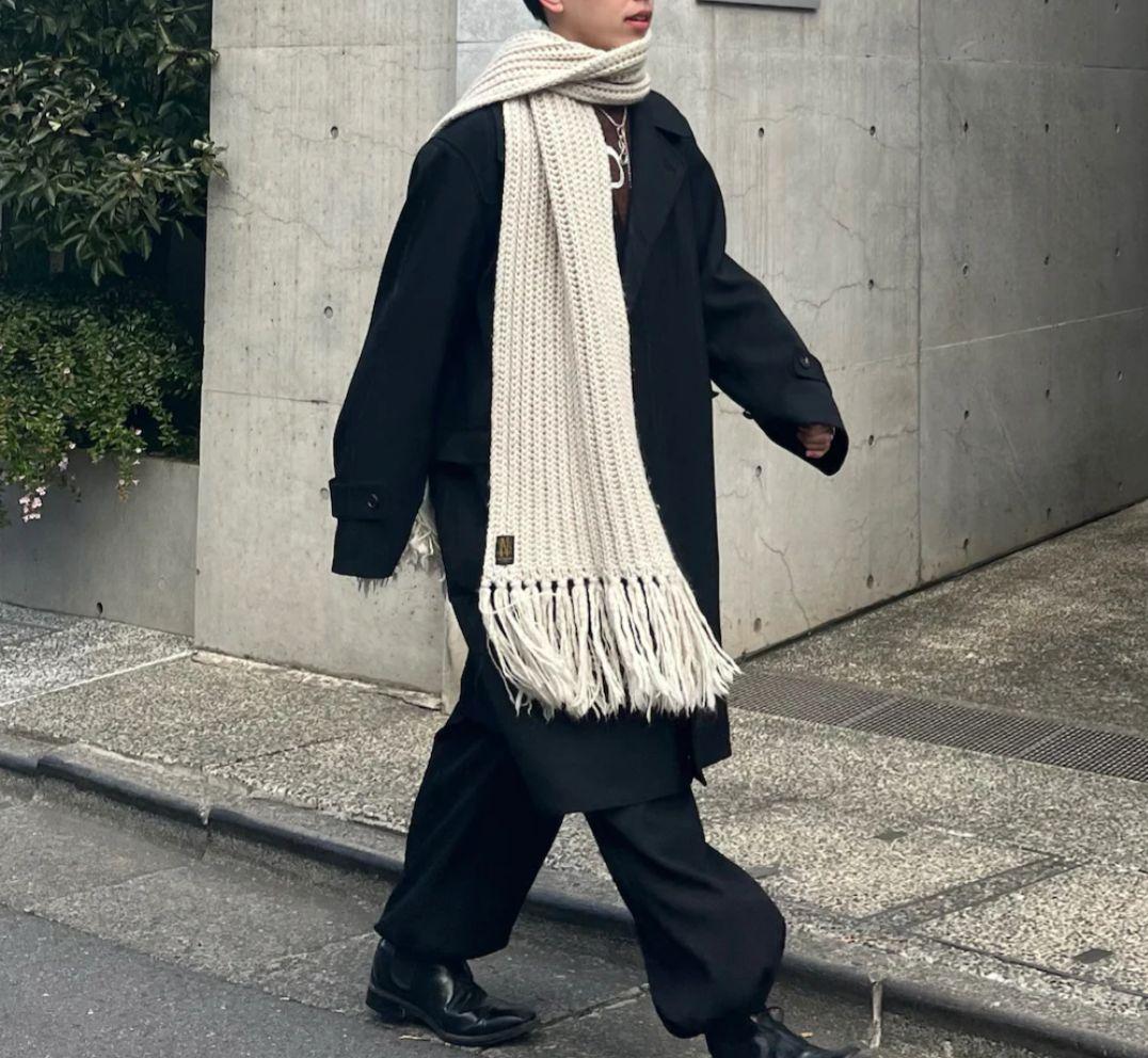 【BATONER♥半額以下】 バトナー ローゲージマフラー アルパカ シルク混