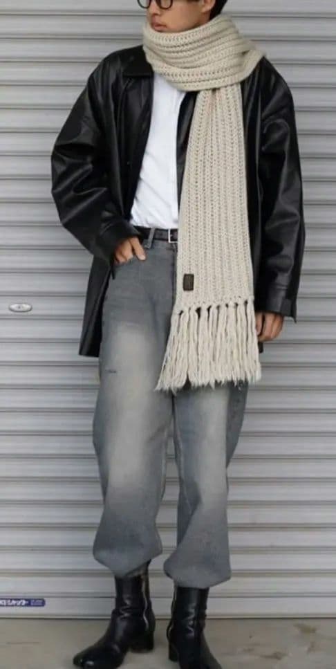 【BATONER♥半額以下】 バトナー ローゲージマフラー アルパカ シルク混