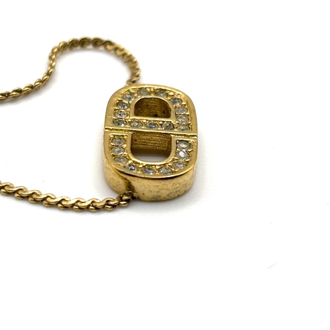 Christian Dior ネックレス CD ラインストーン ヴィンテージ