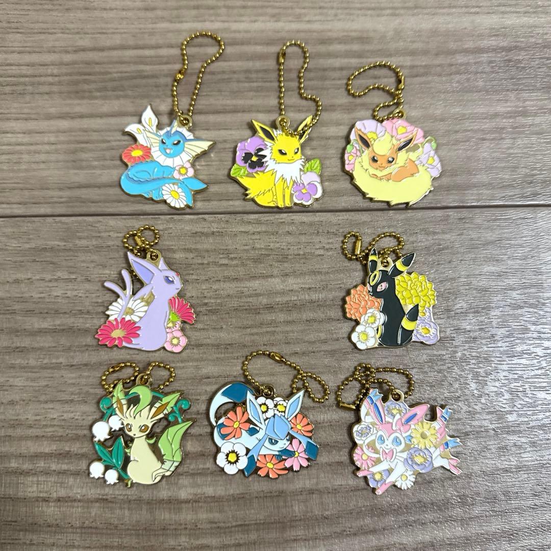 一番くじ Pokmon EIEVUI＆FLOWERS メタルチャーム 8種